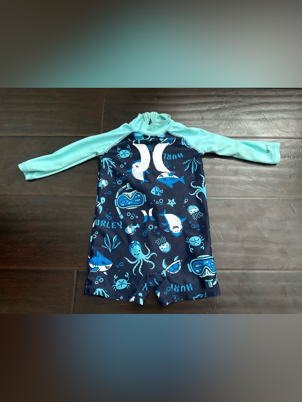 Hurley 12m swimsuit rushguard one piece
